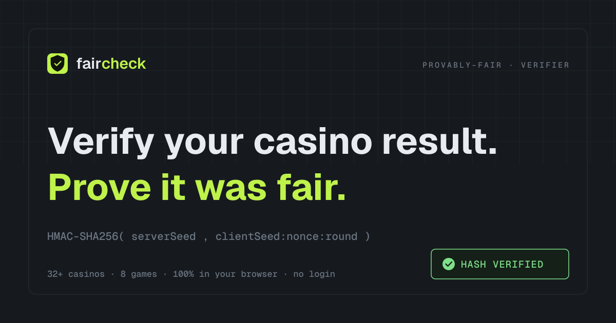 Faircheck